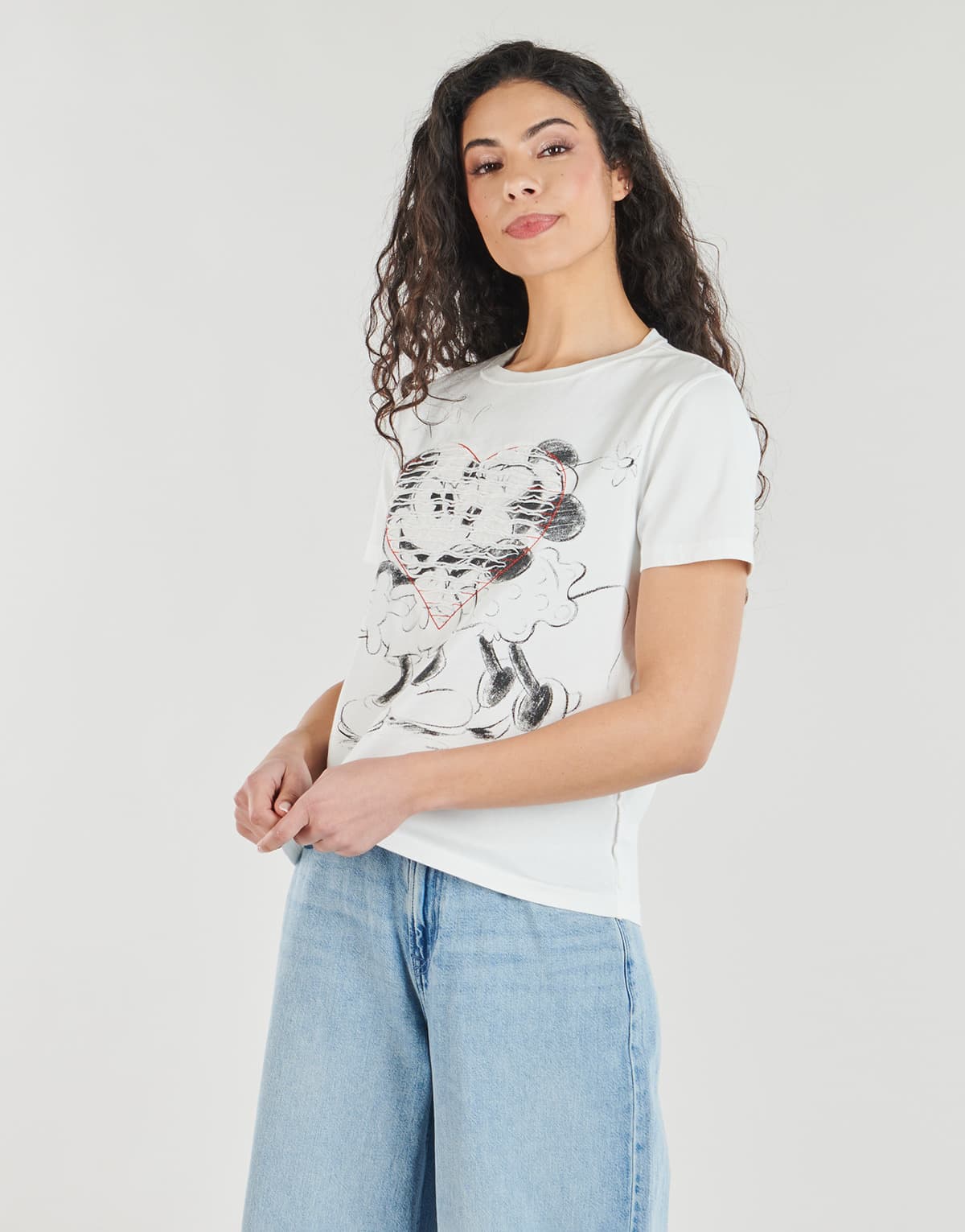 Women's T-Shirts Desigual White