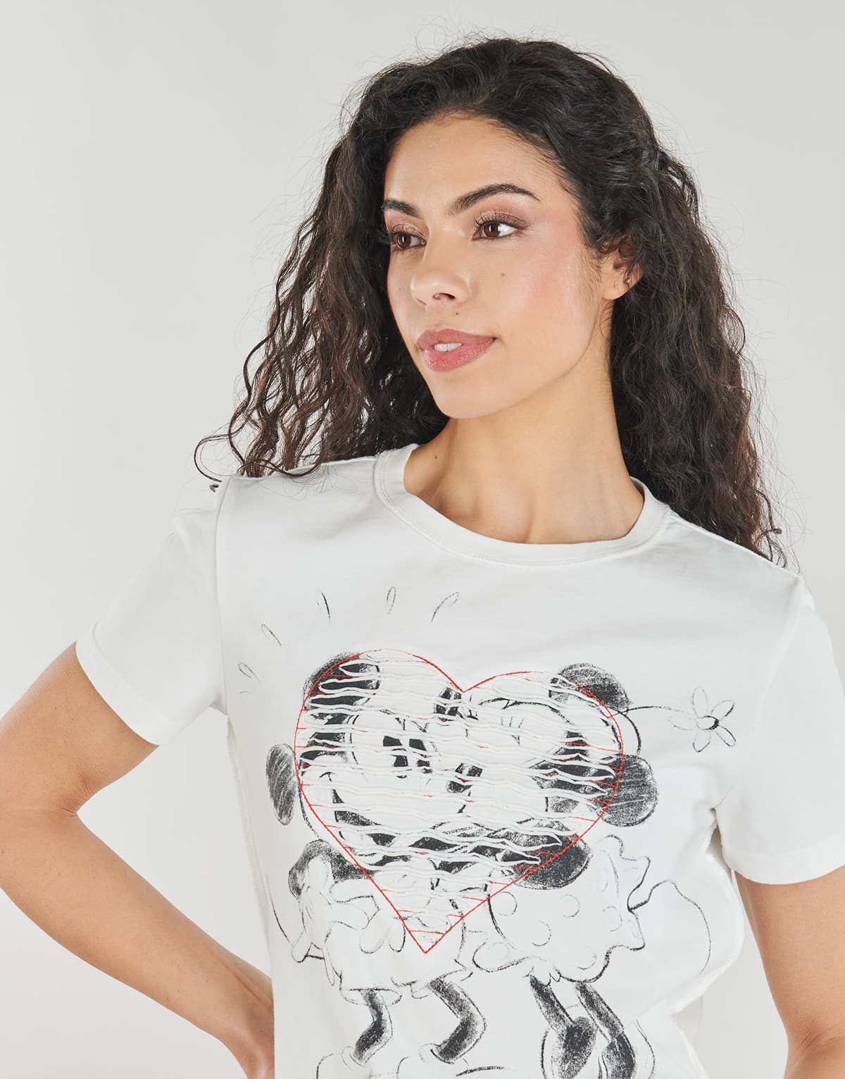 Women's T-Shirts Desigual White
