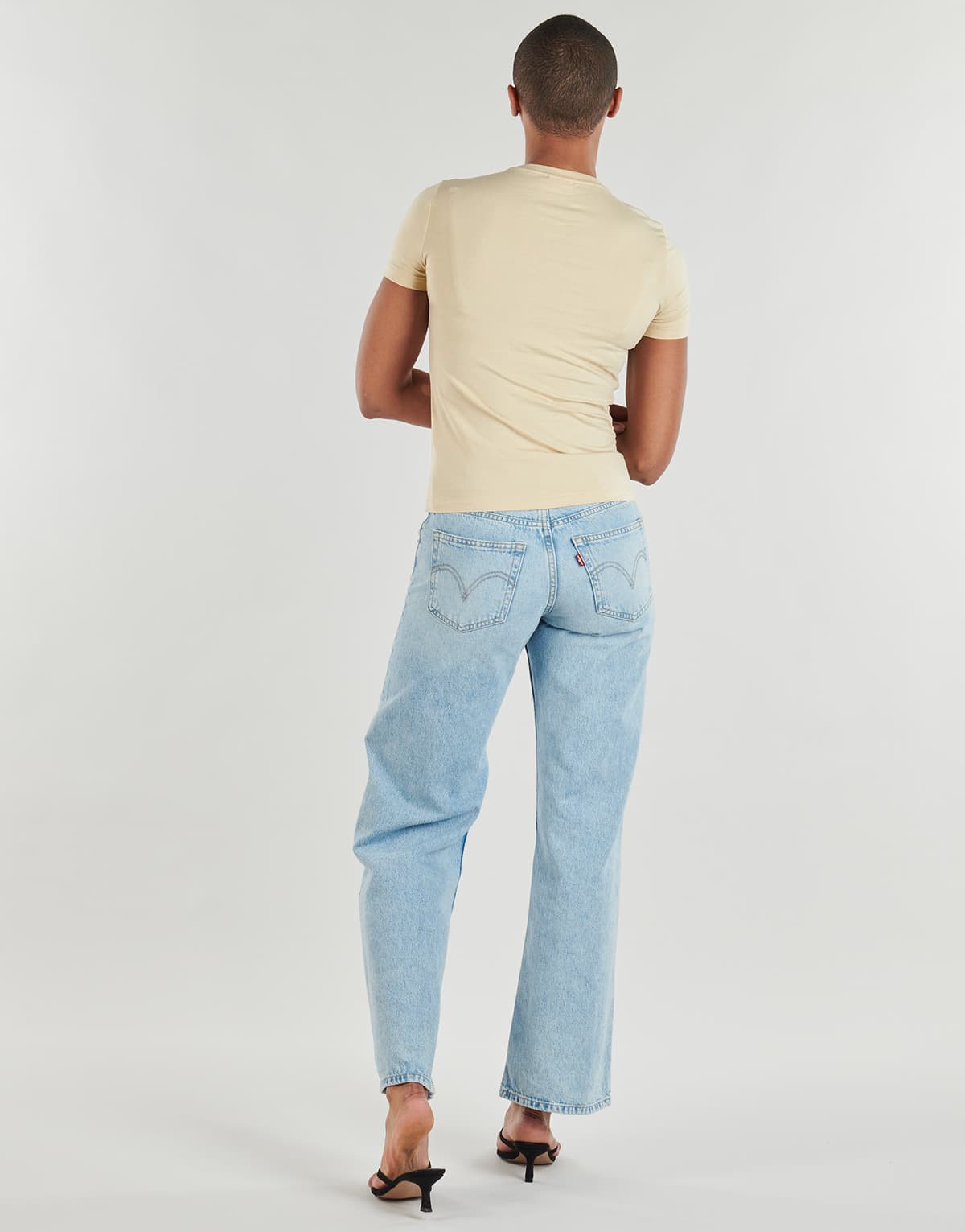 Women's T-Shirts Desigual Beige