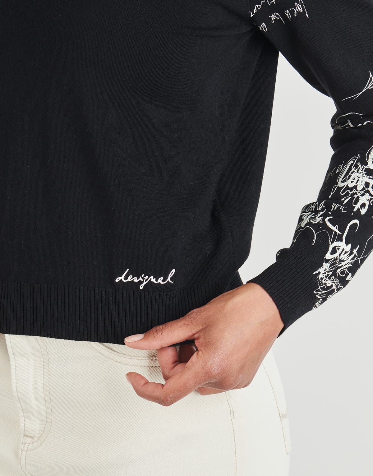 Women's Sweaters Desigual Black