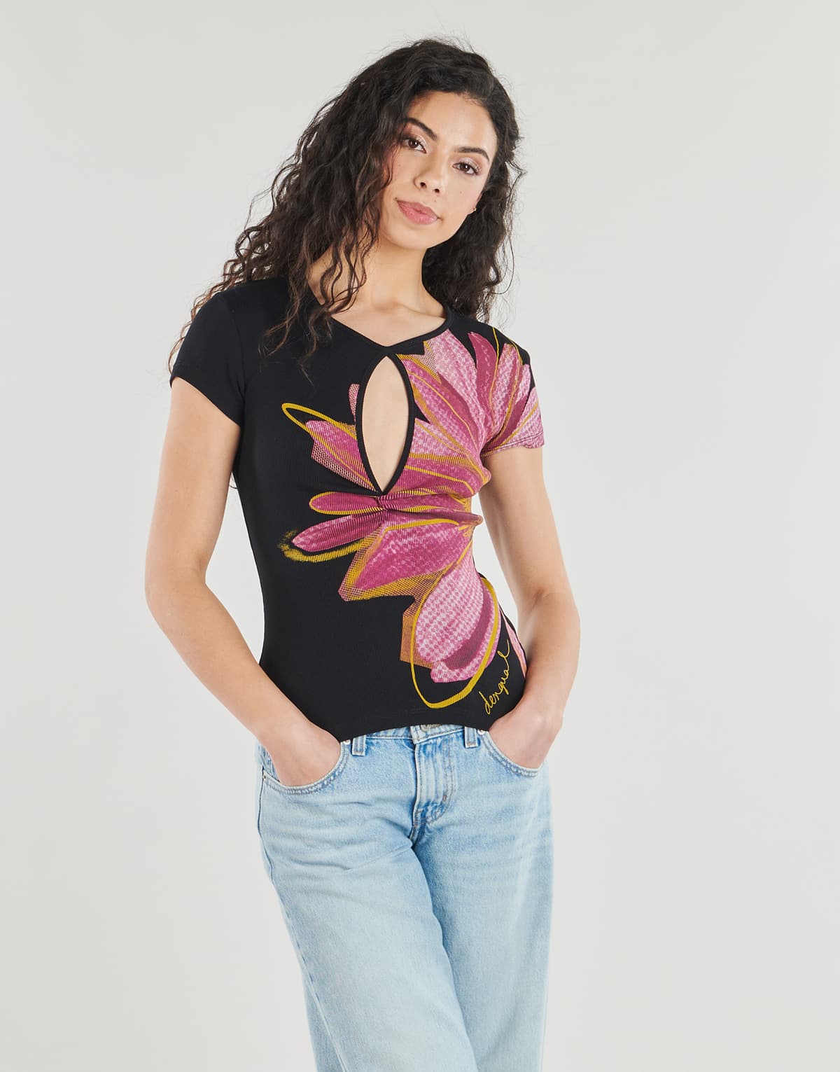Women's T-Shirts Desigual Multicolor