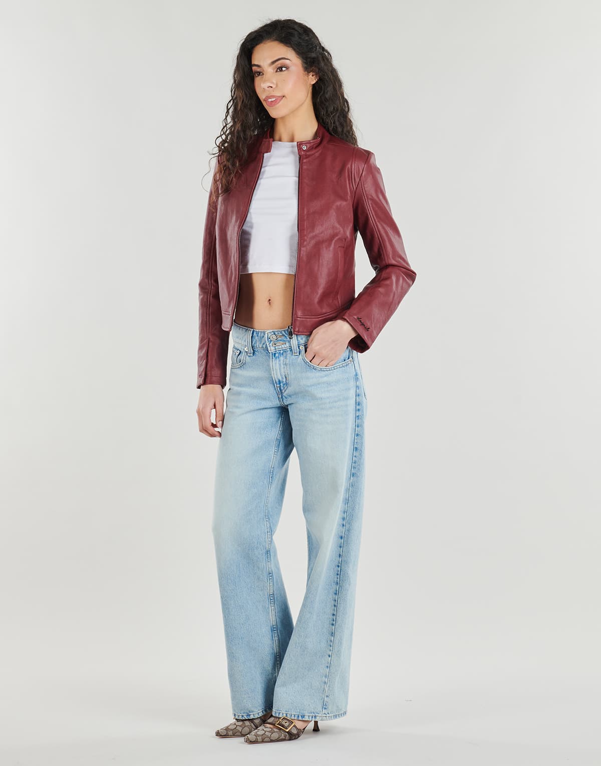 Women's Jackets Desigual Bordeaux