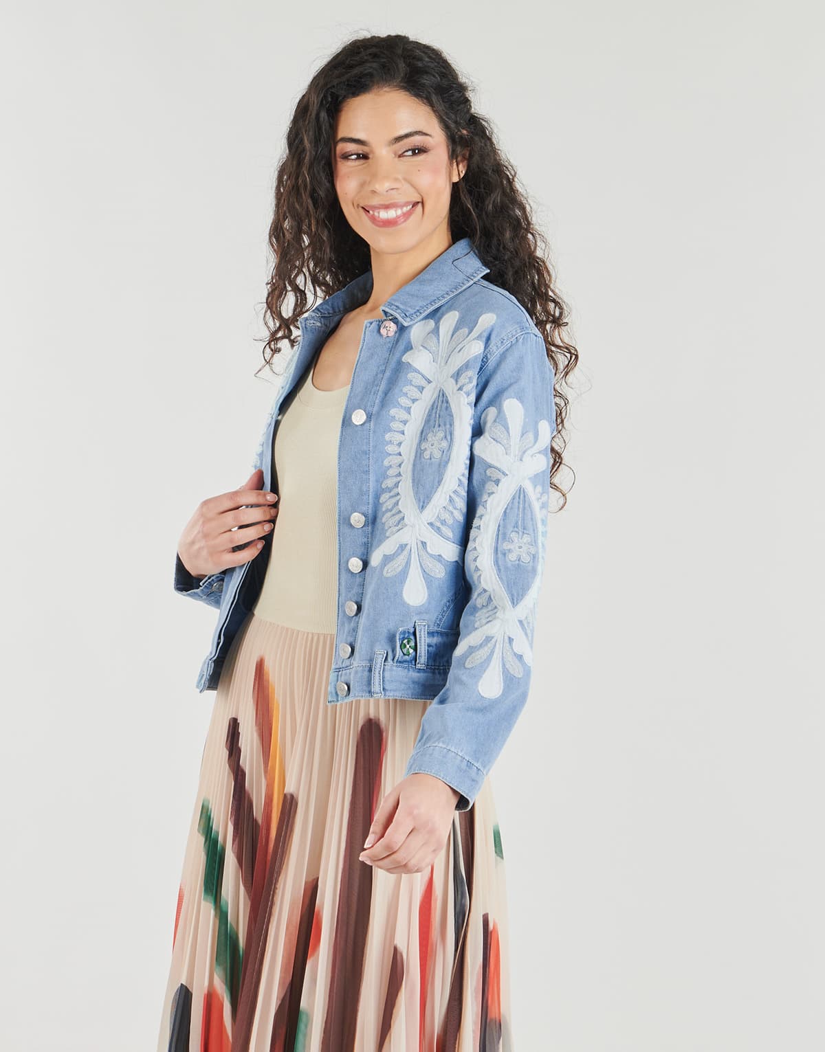 DESIGUAL CHAQ_BORDER ΜΠΟΥΦΑΝ ΓΥΝΑΙΚΕΙΟ 26SWED04-5053 DenimBlue