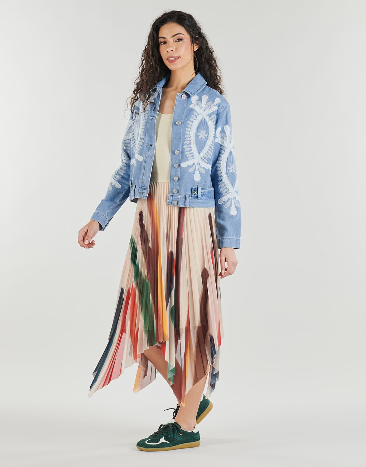 DESIGUAL CHAQ_BORDER ΜΠΟΥΦΑΝ ΓΥΝΑΙΚΕΙΟ 26SWED04-5053 DenimBlue