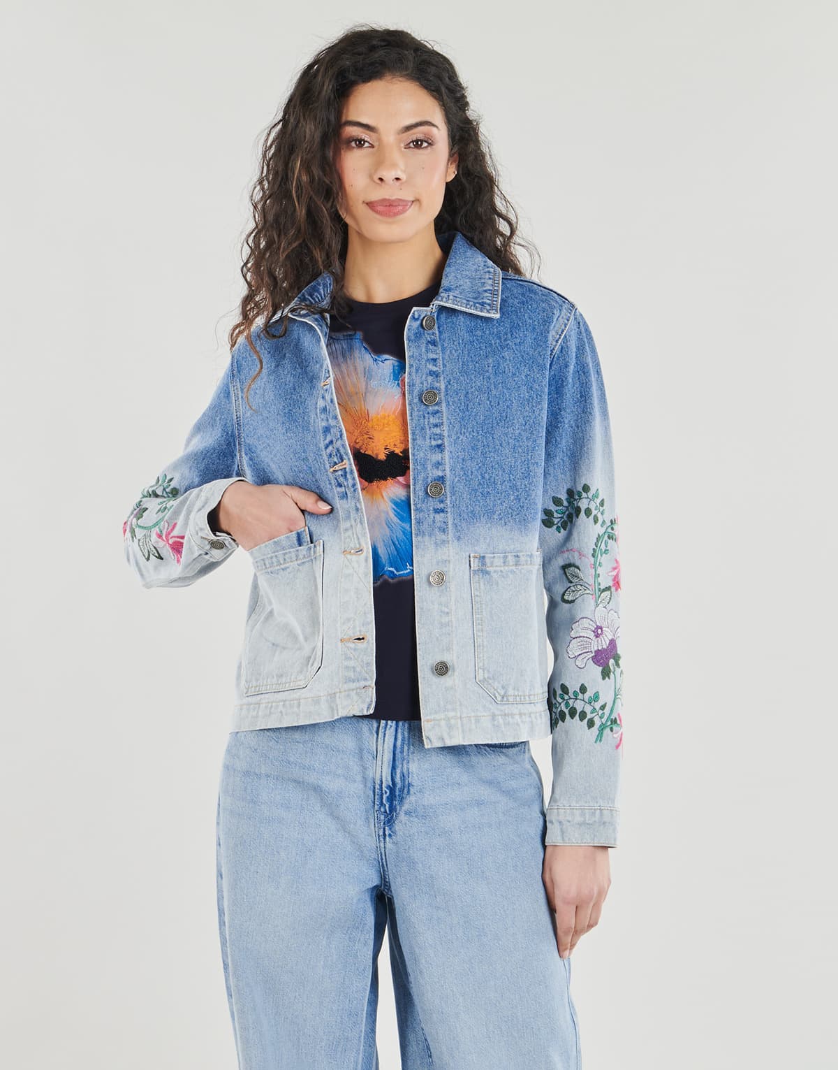 Women's Jackets Desigual Blue