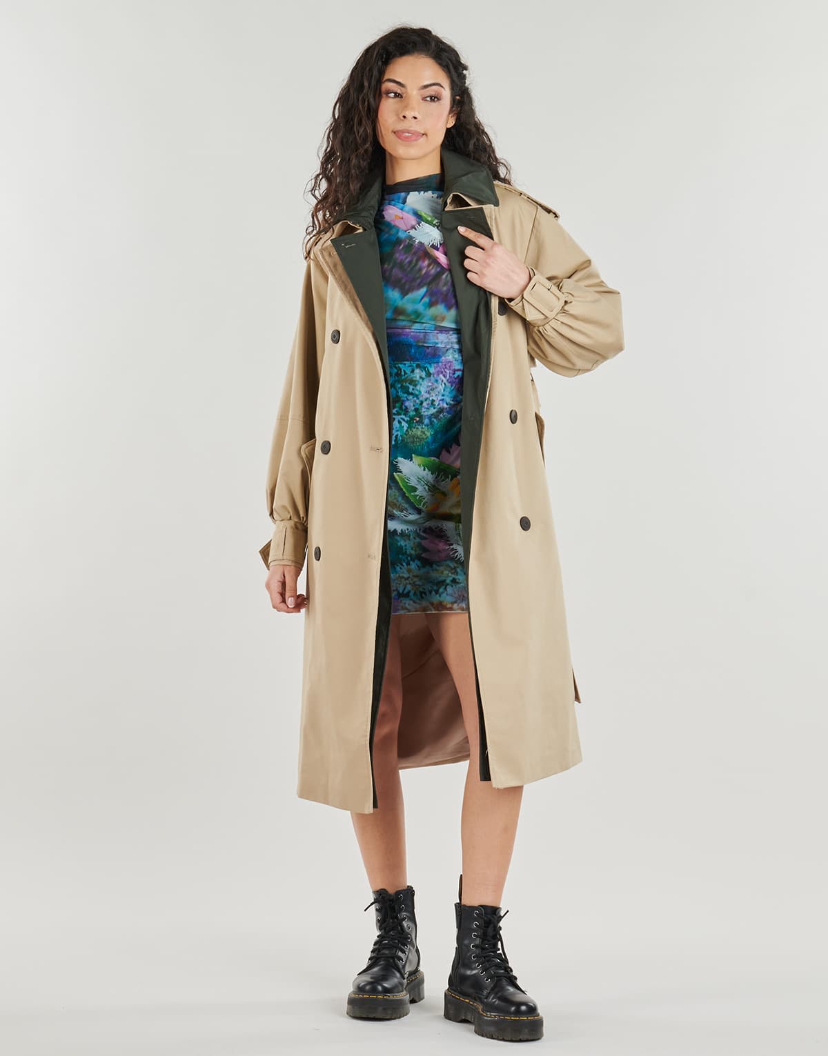Women's Coats Desigual Beige