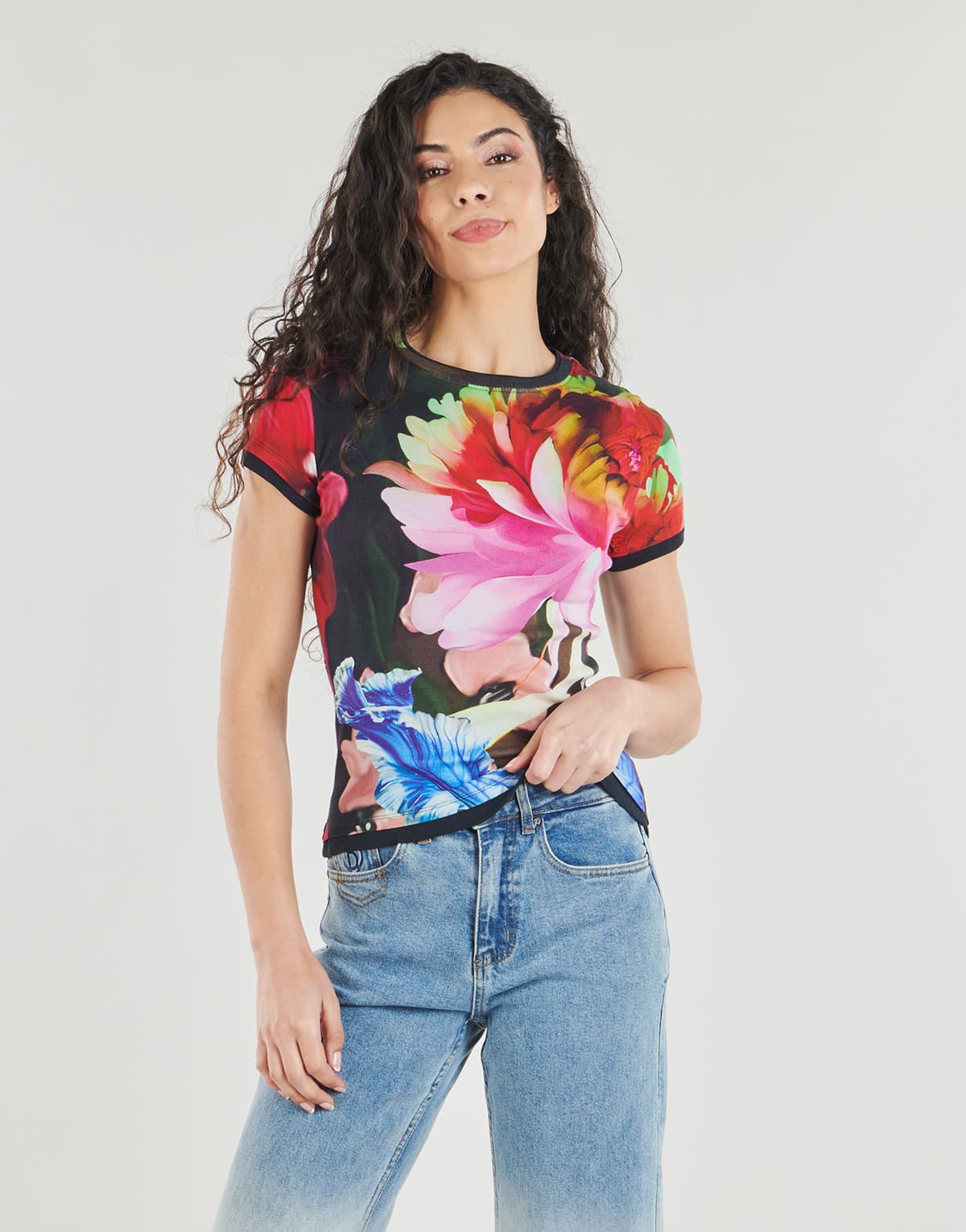 Women's T-Shirts Desigual Multicolor
