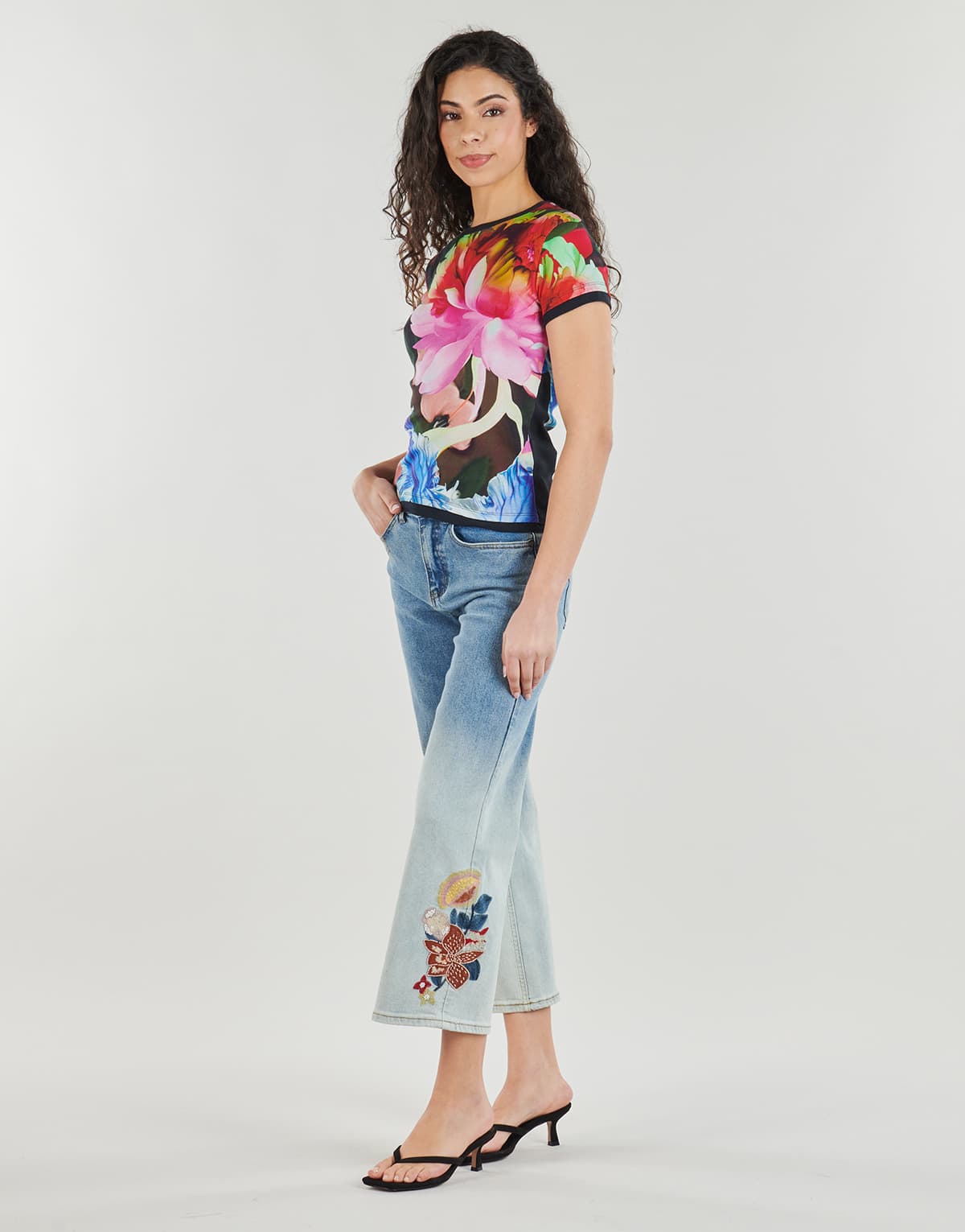 Women's T-Shirts Desigual Multicolor