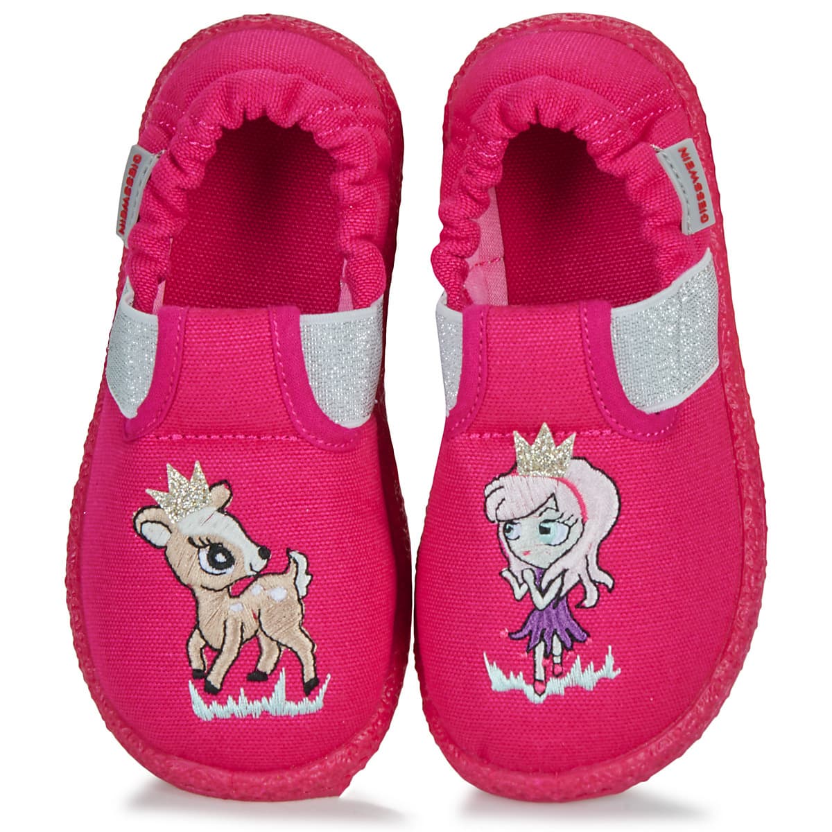 Girls' House Slippers Giesswein Pink