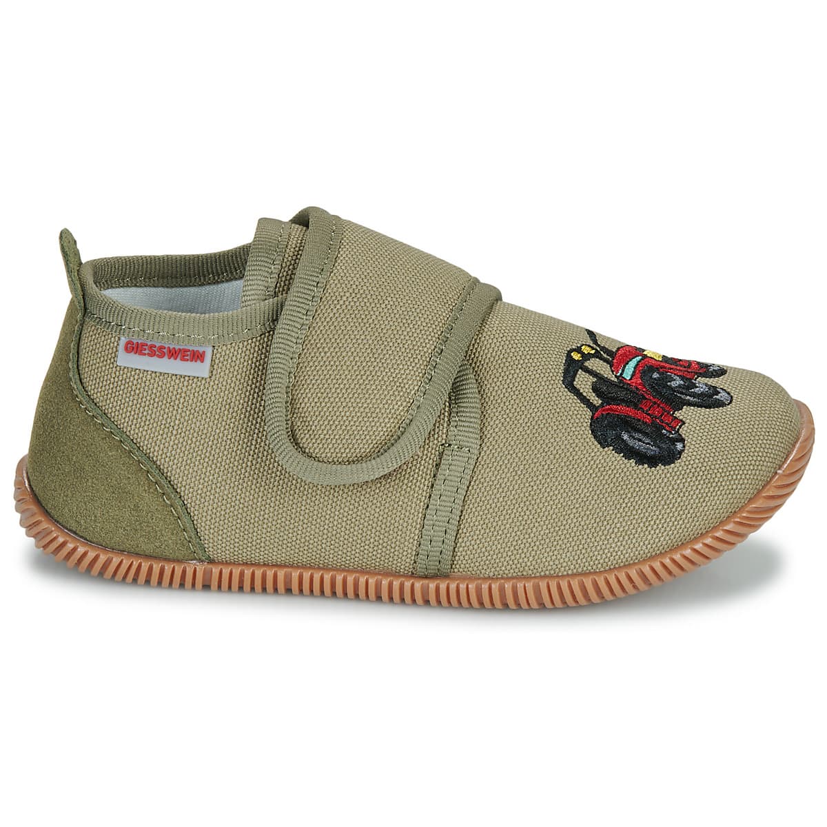 Boys' House Slippers Giesswein Green