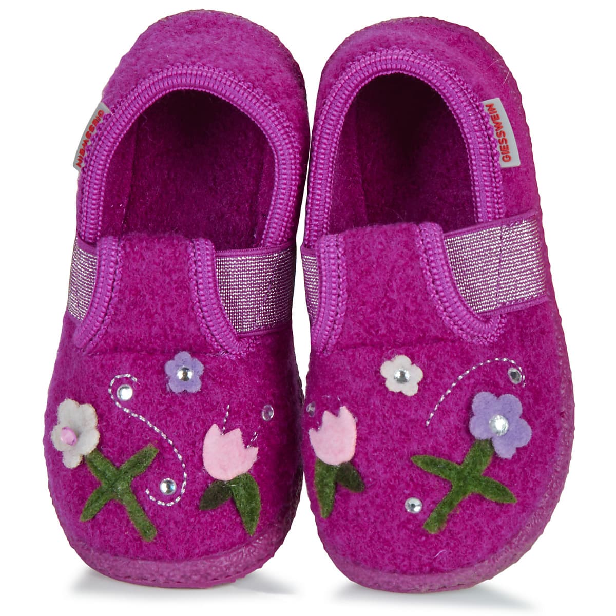 Girls' House Slippers Giesswein Pink