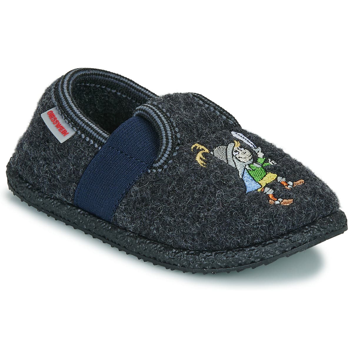 Boys' House Slippers Giesswein Gray