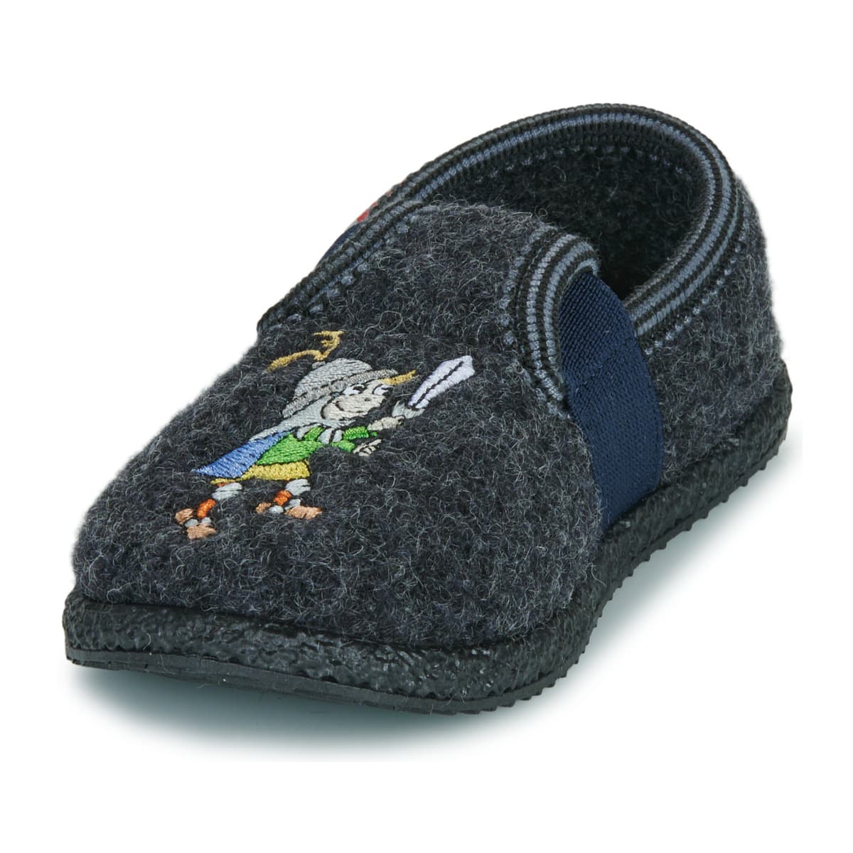 Boys' House Slippers Giesswein Gray
