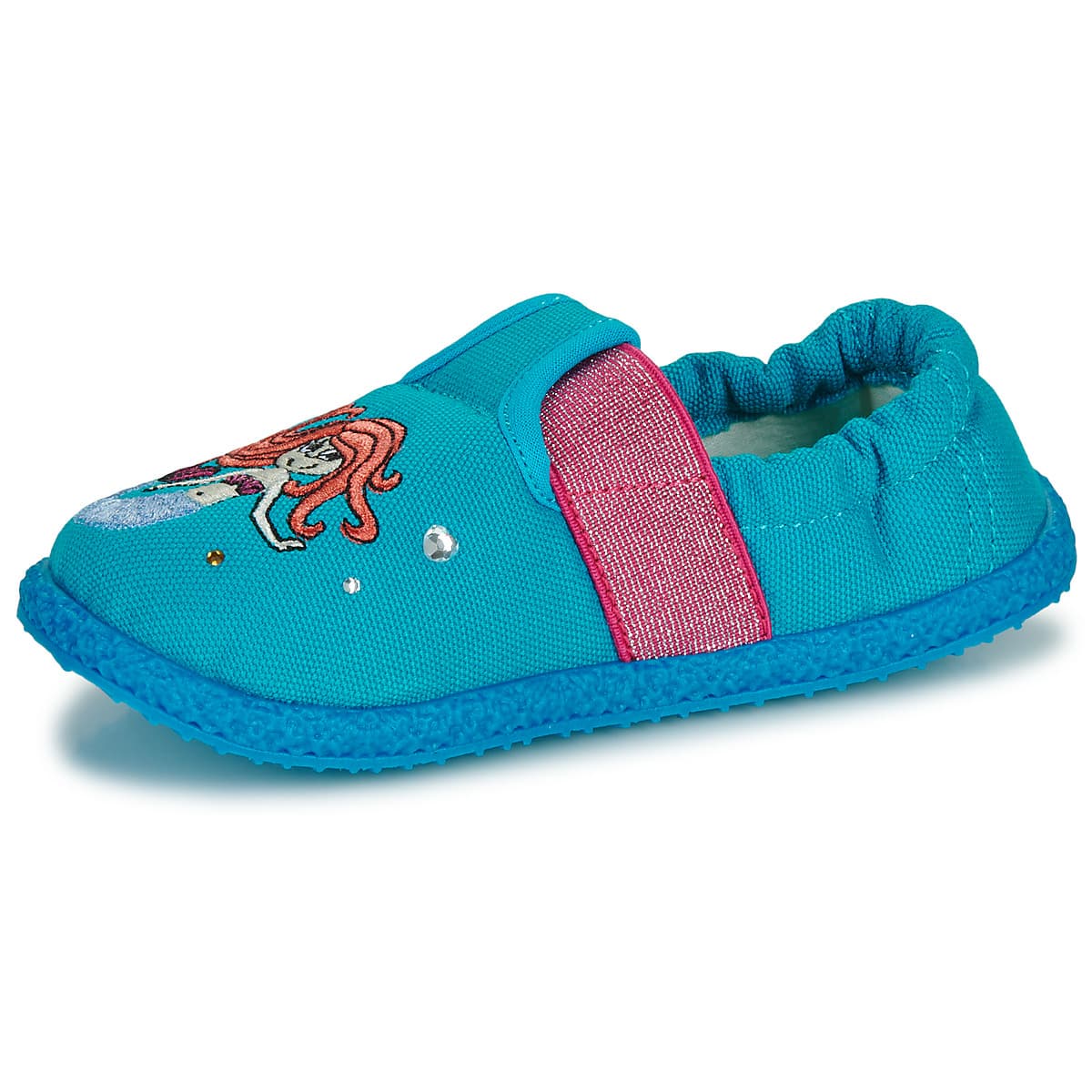 Girls' House Slippers Giesswein Blue