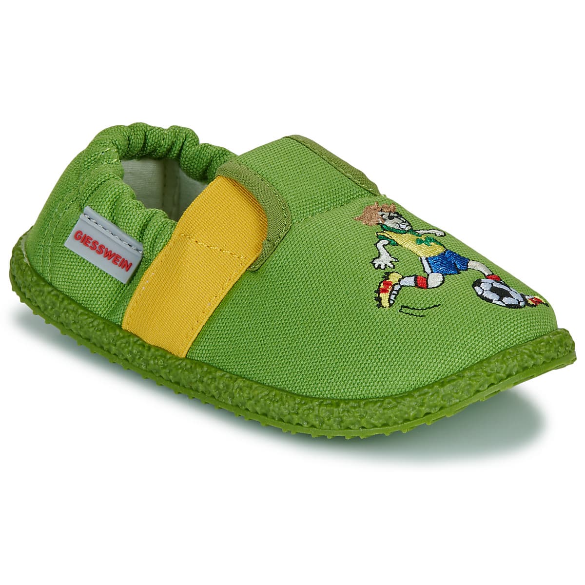 Boys' House Slippers Giesswein Green