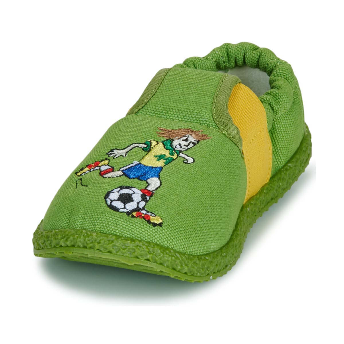 Boys' House Slippers Giesswein Green