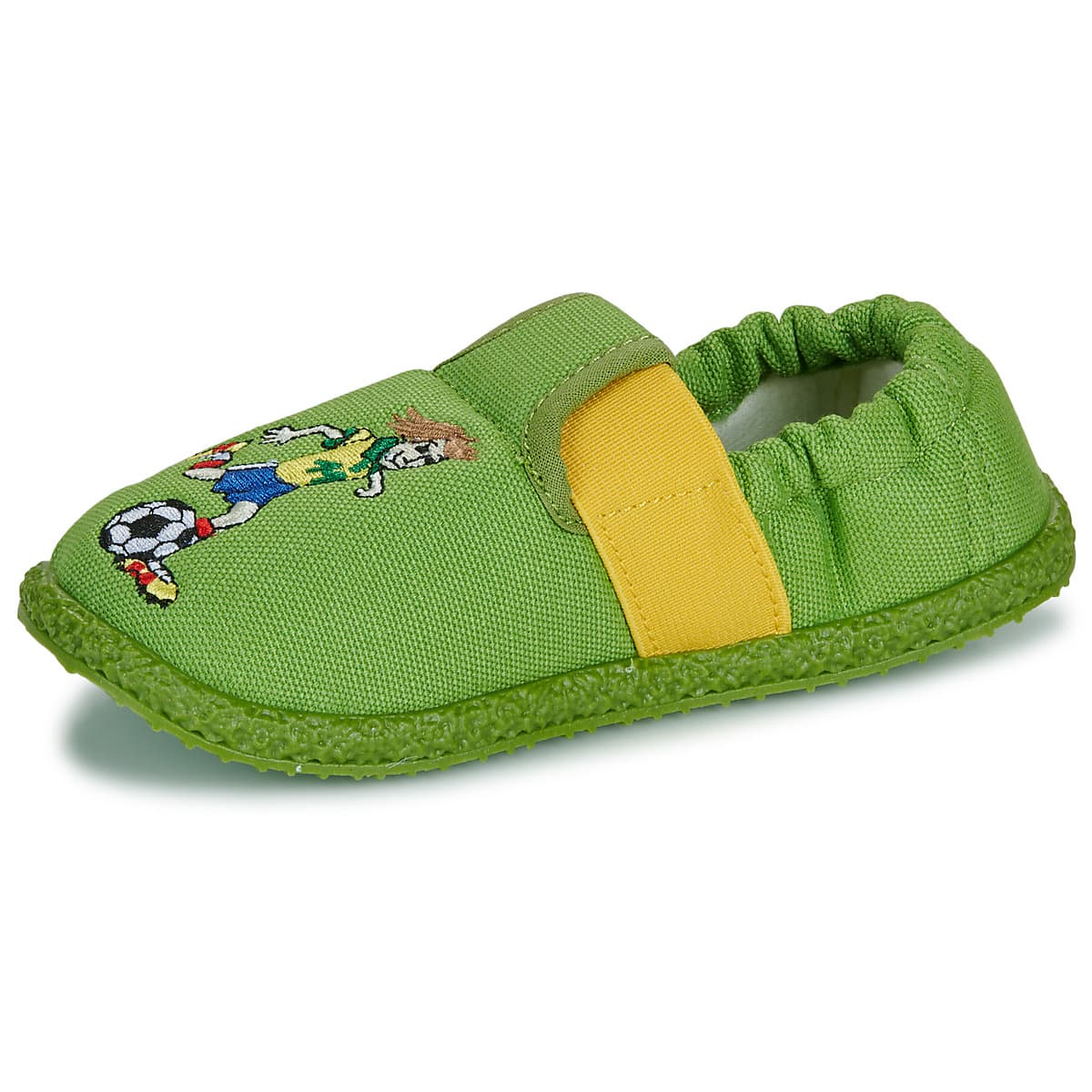 Boys' House Slippers Giesswein Green