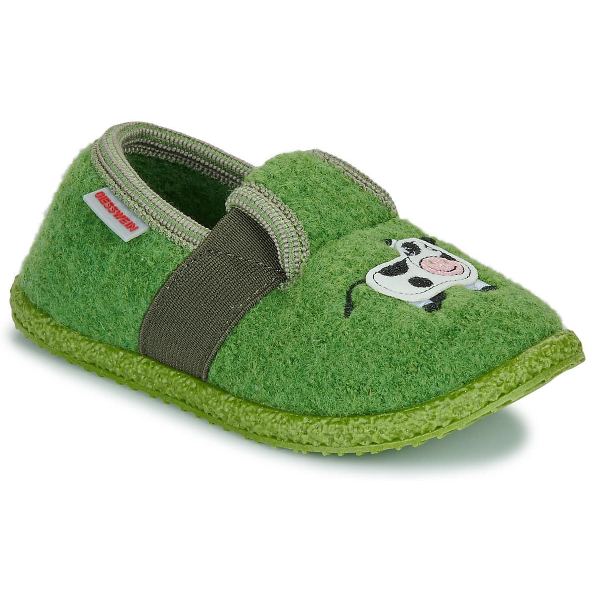 Boys' House Slippers Giesswein Green