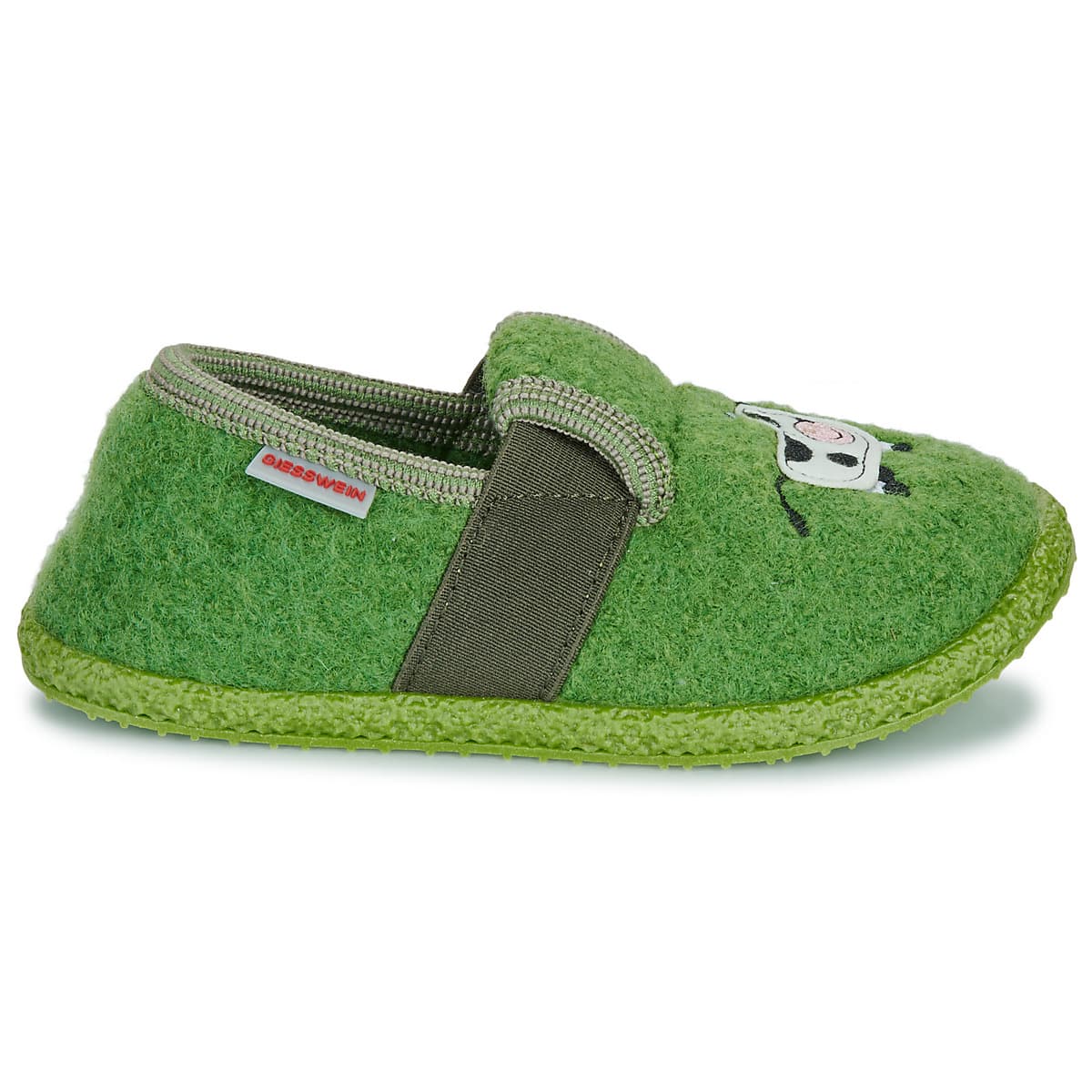 Boys' House Slippers Giesswein Green