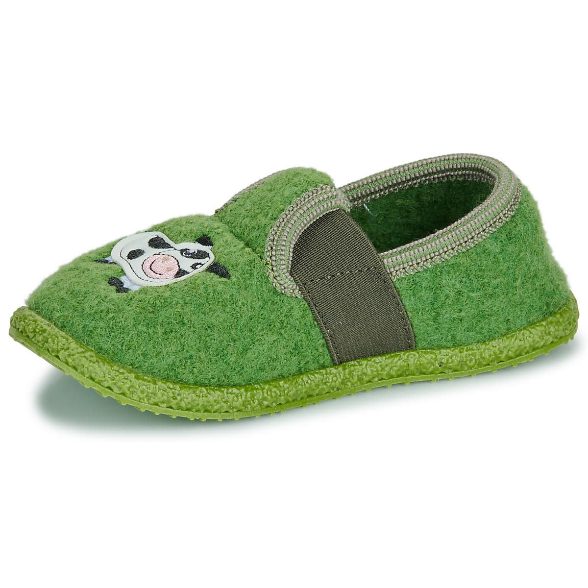 Boys' House Slippers Giesswein Green
