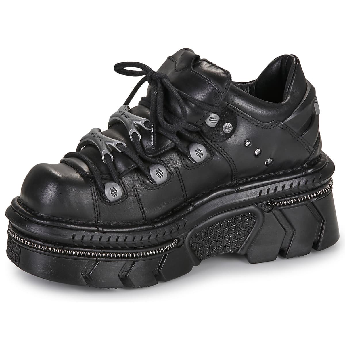 Women's Derby Shoes New Rock Black