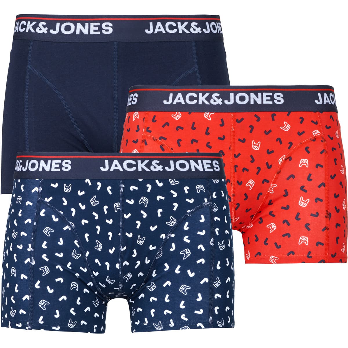 Boxer Jack & Jones JACDOG LOGO TRUNKS X3