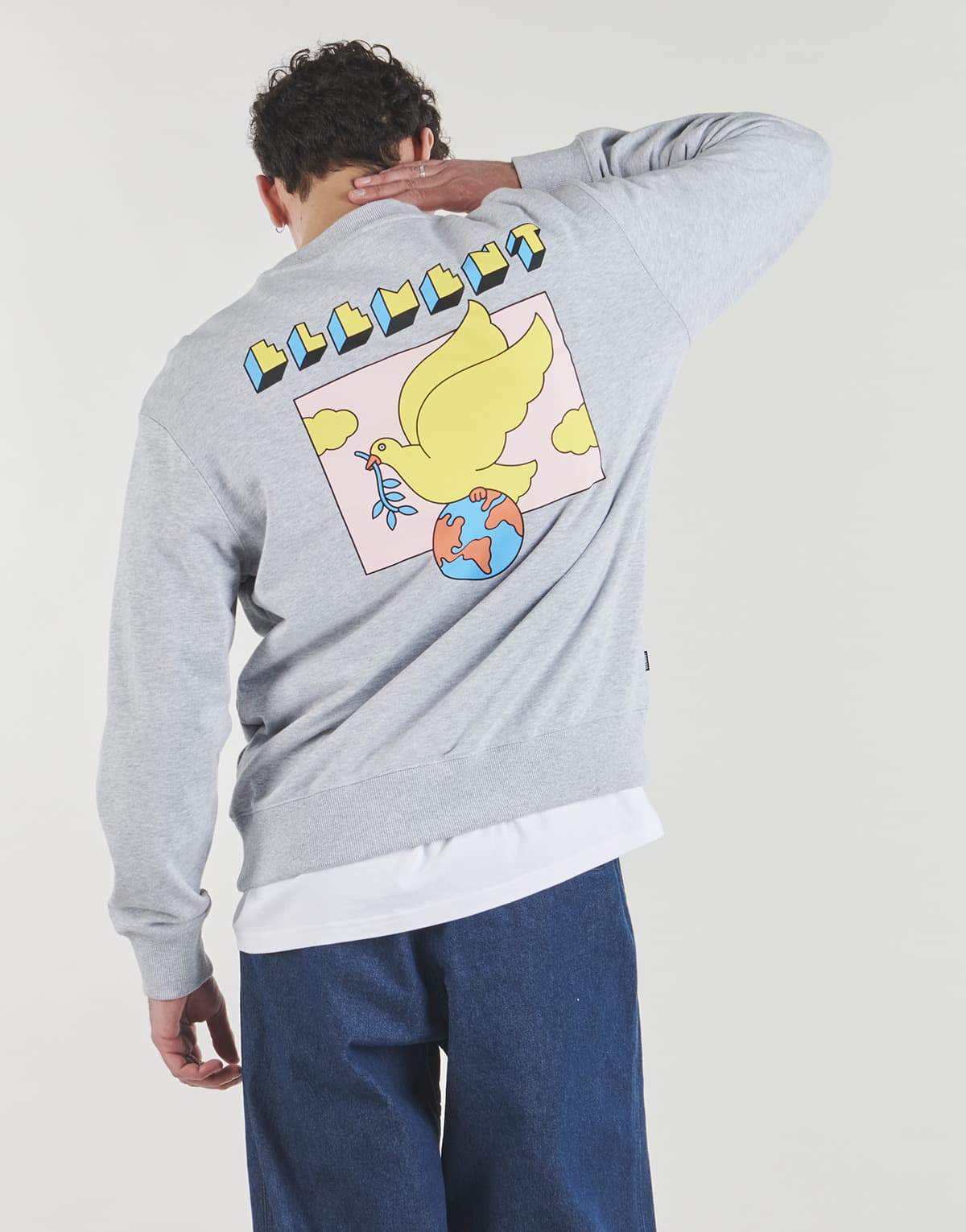 Men's Sports T-Shirts Element Gray