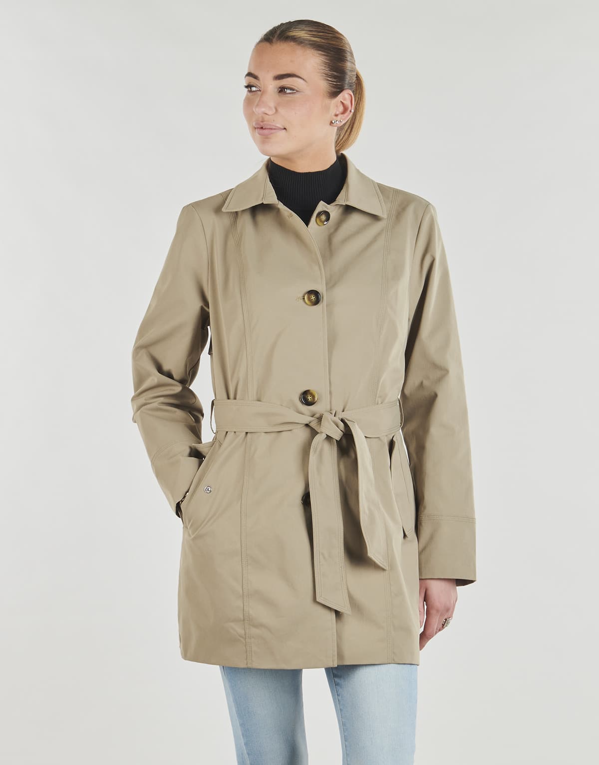 Women's Coats JDY Beige