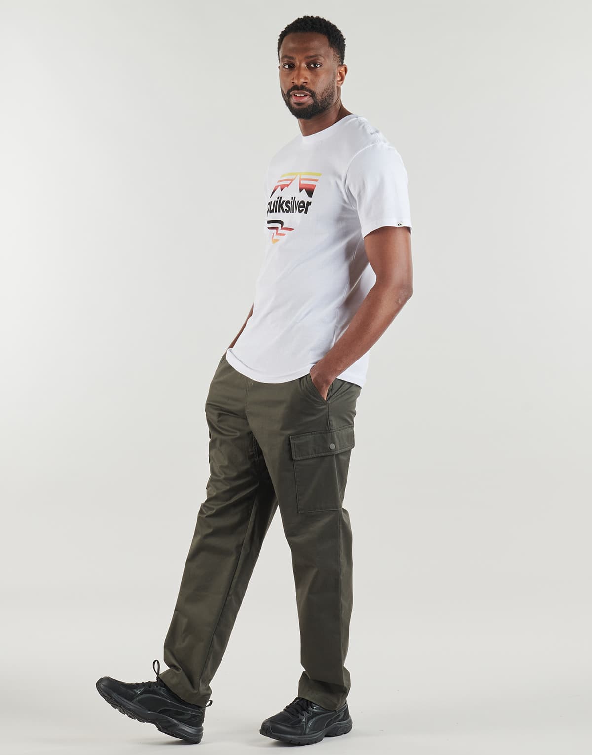 Men's T-Shirts Quiksilver White