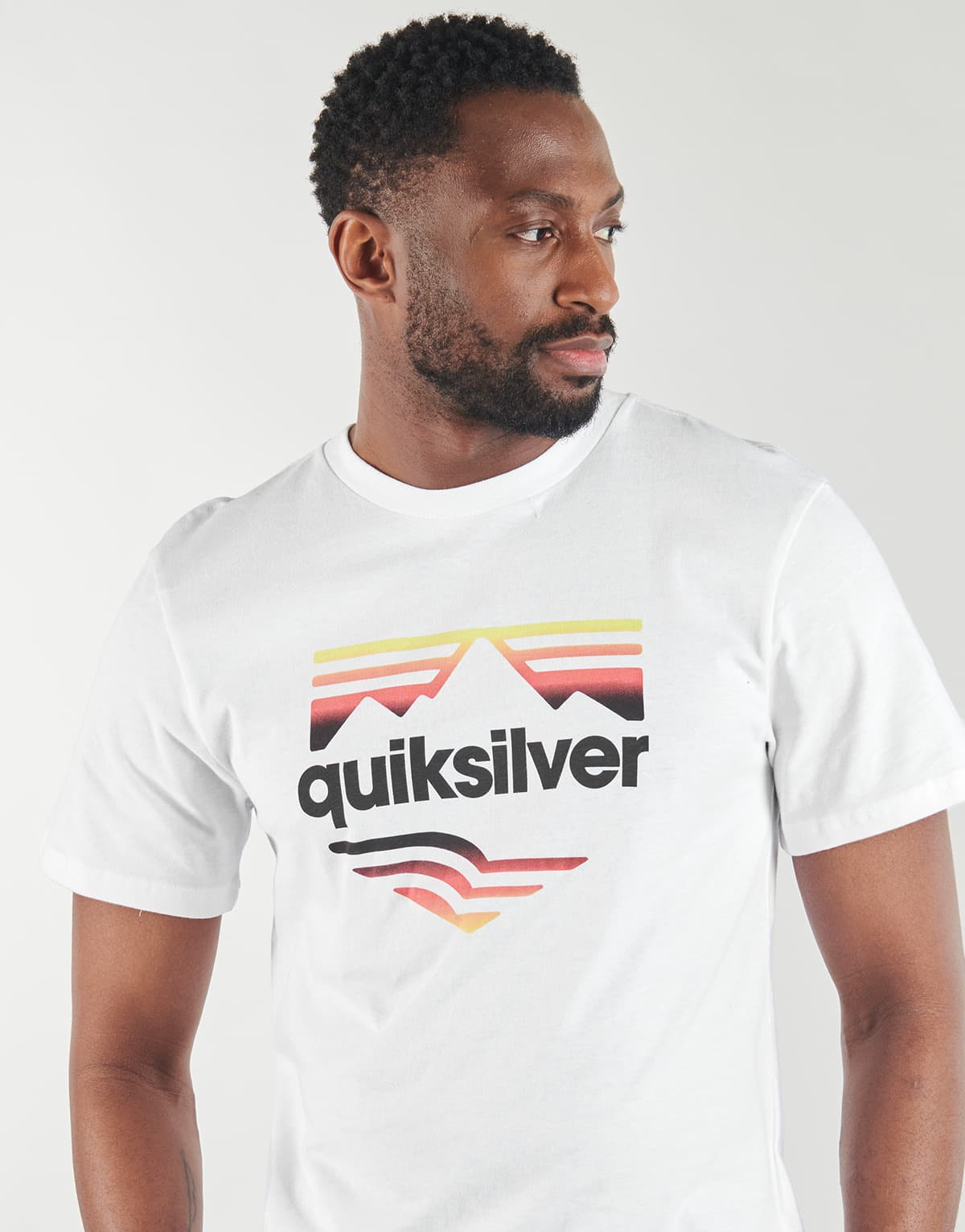 Men's T-Shirts Quiksilver White