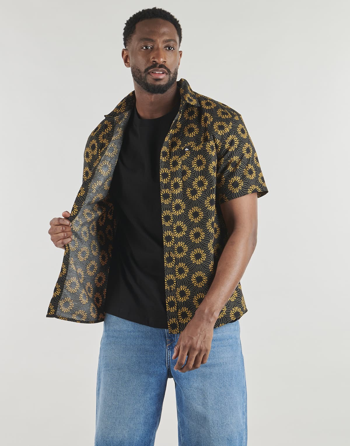 Men's Shirts Quiksilver Brown