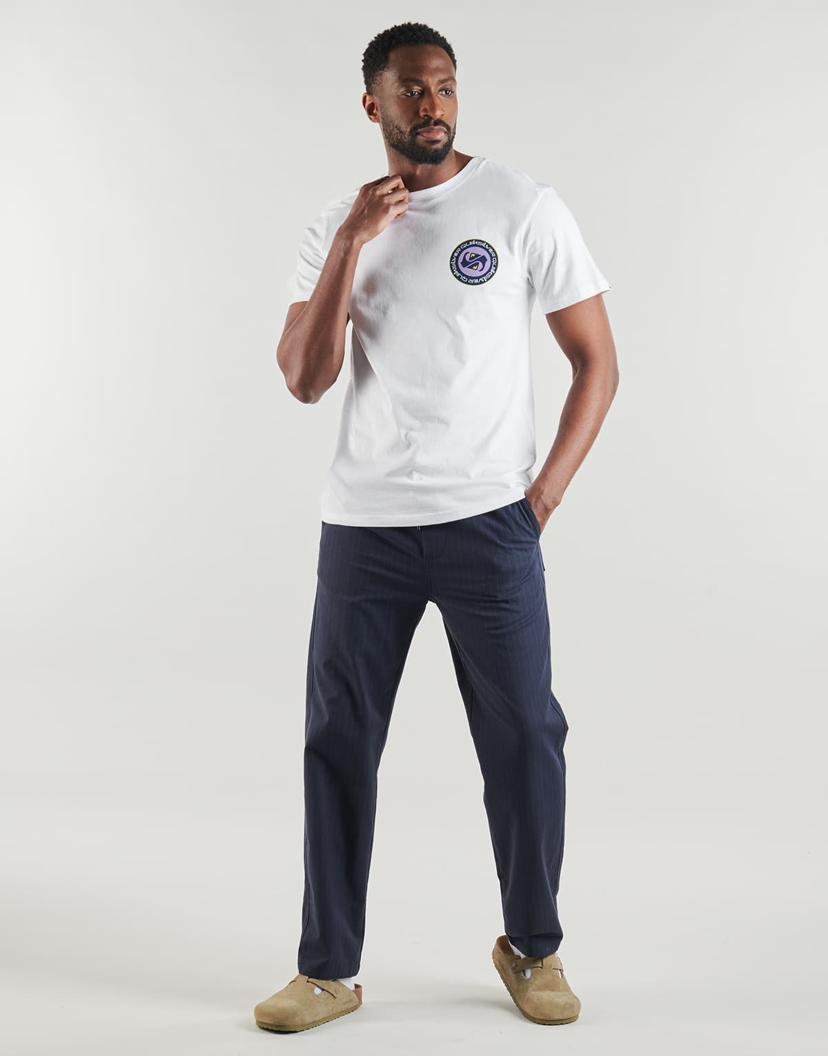 Men's T-Shirts Quiksilver White