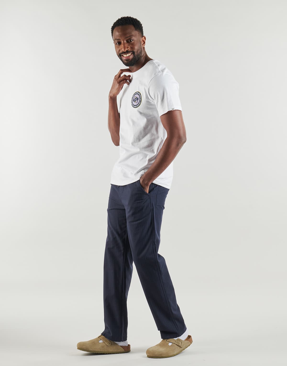 Men's T-Shirts Quiksilver White