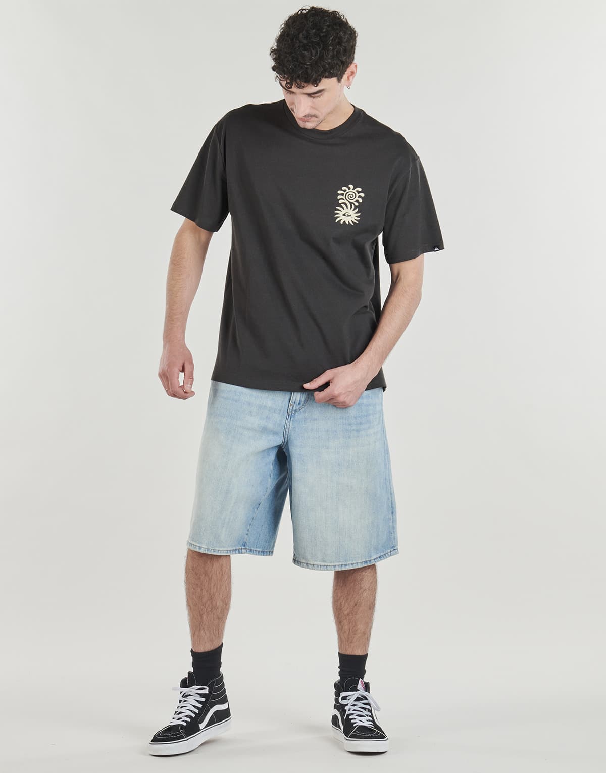 Men's T-Shirts Quiksilver Brown