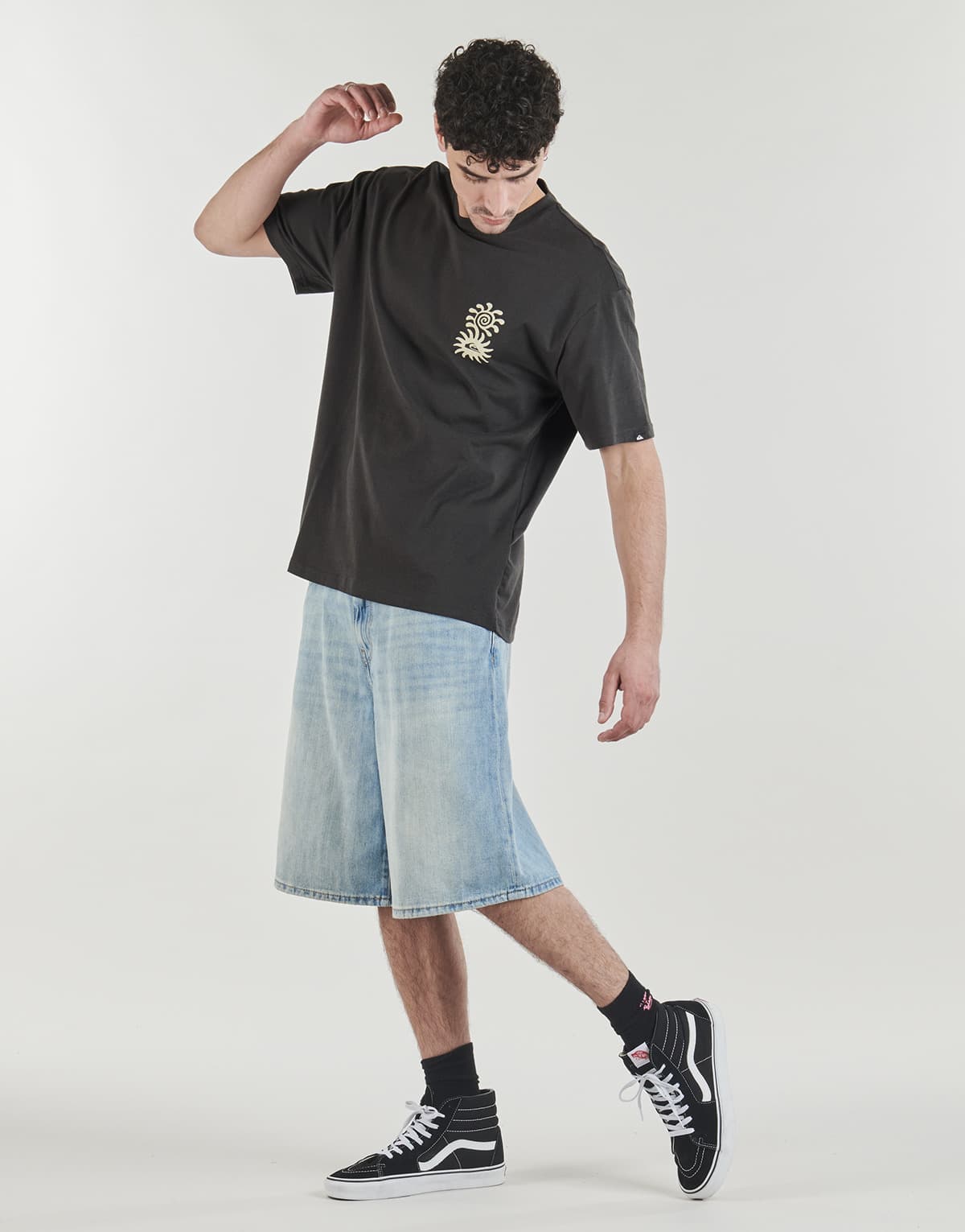 Men's T-Shirts Quiksilver Brown