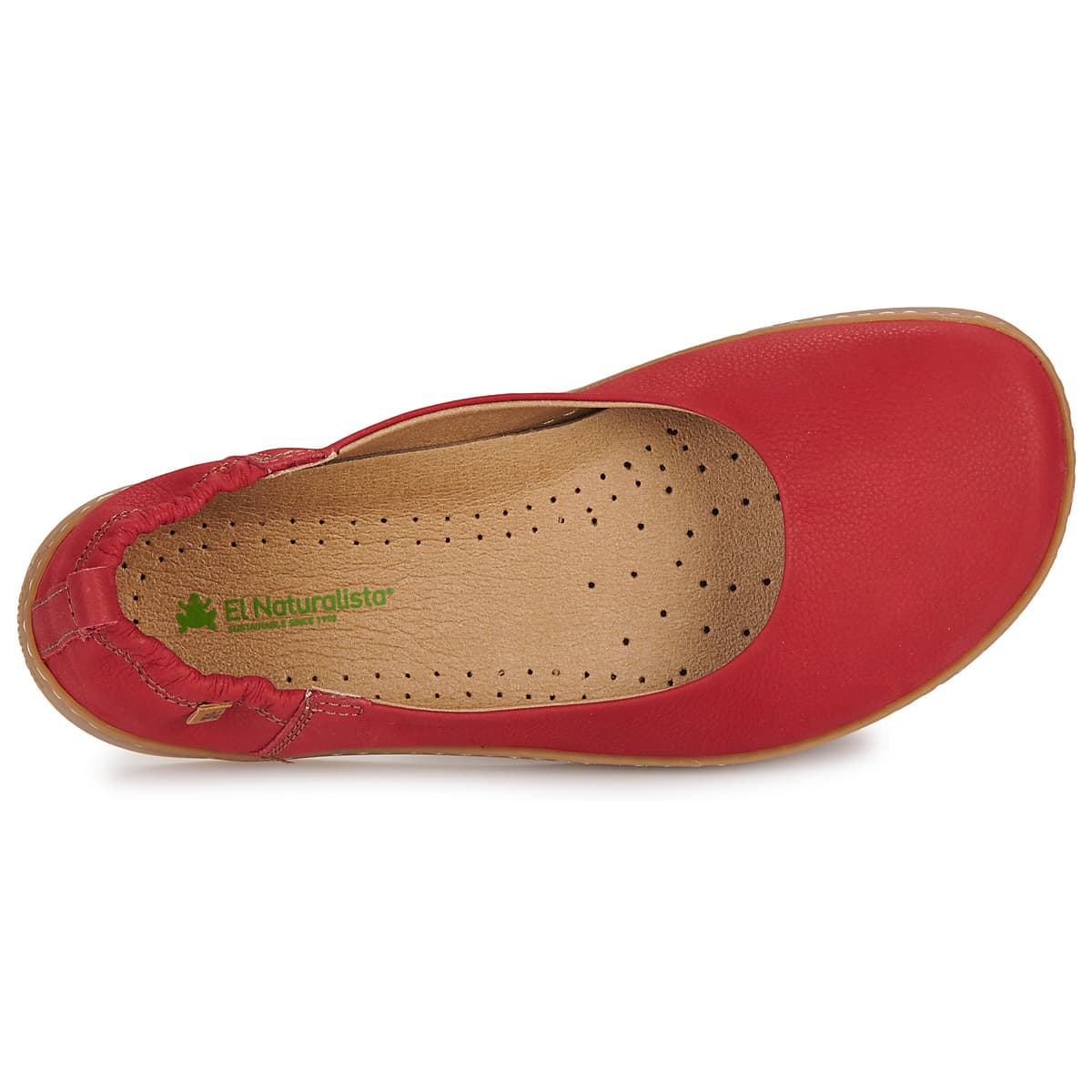 Women's Ballet Flats El Naturalista Red