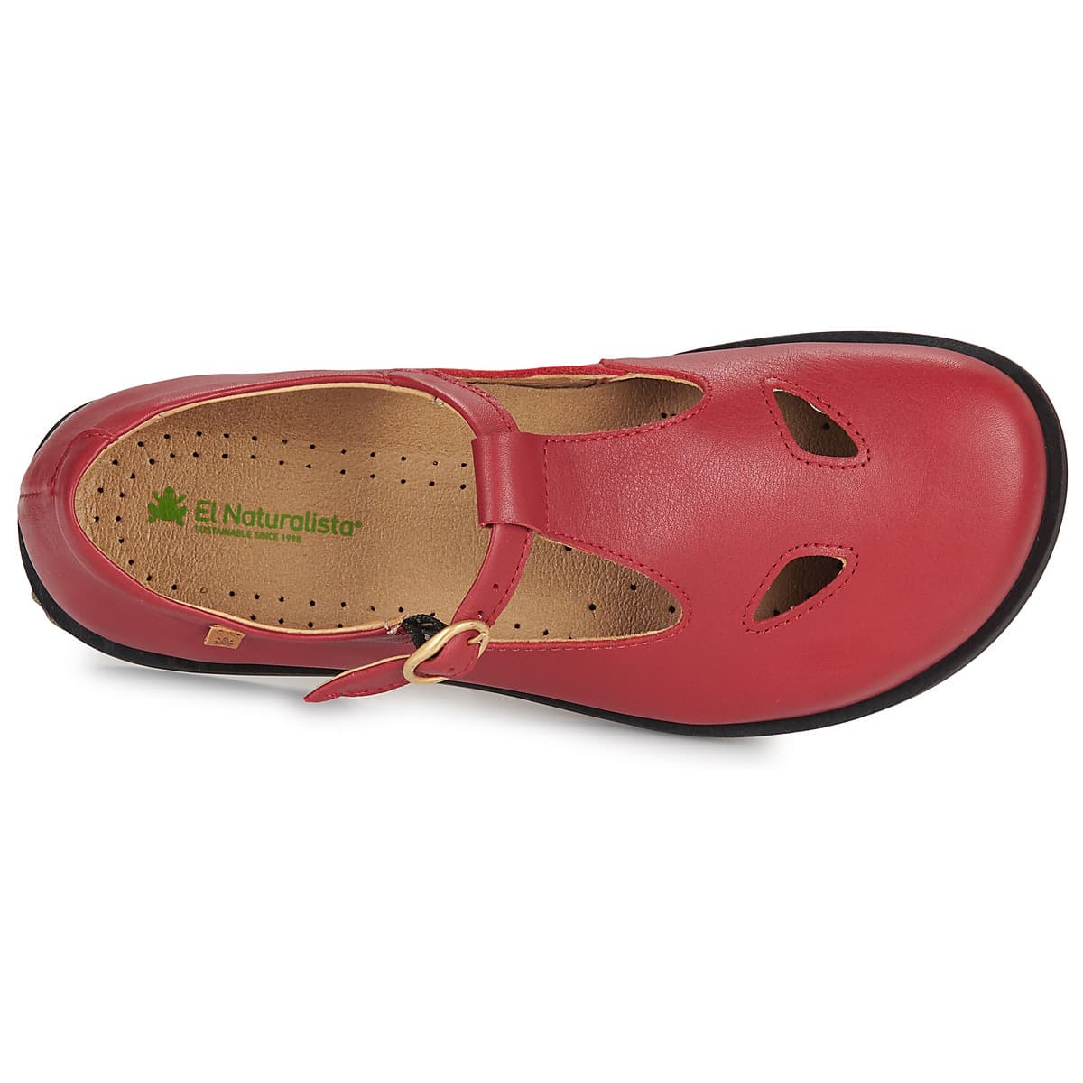 Women's Ballet Flats El Naturalista Red