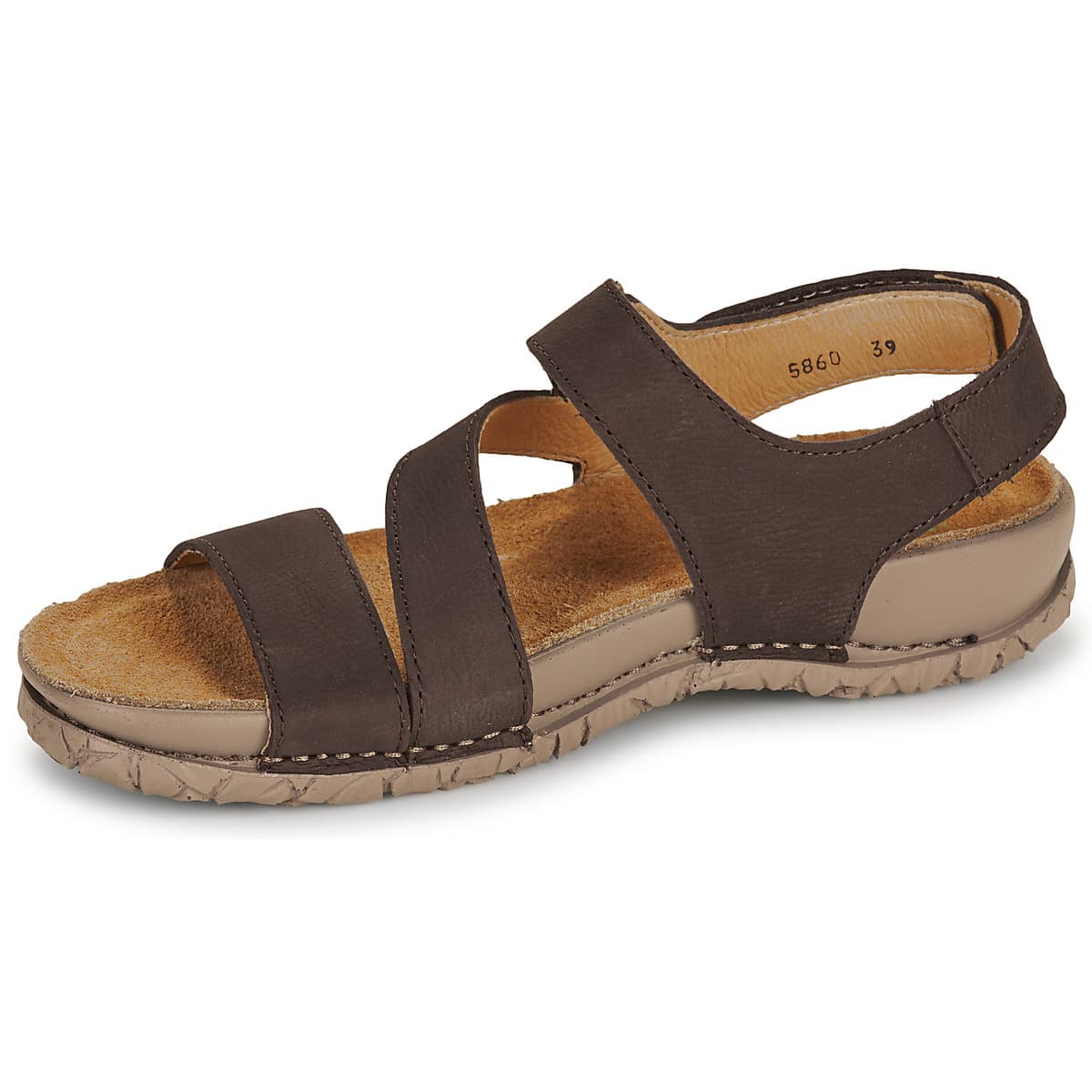 Women's Sandals El Naturalista Brown