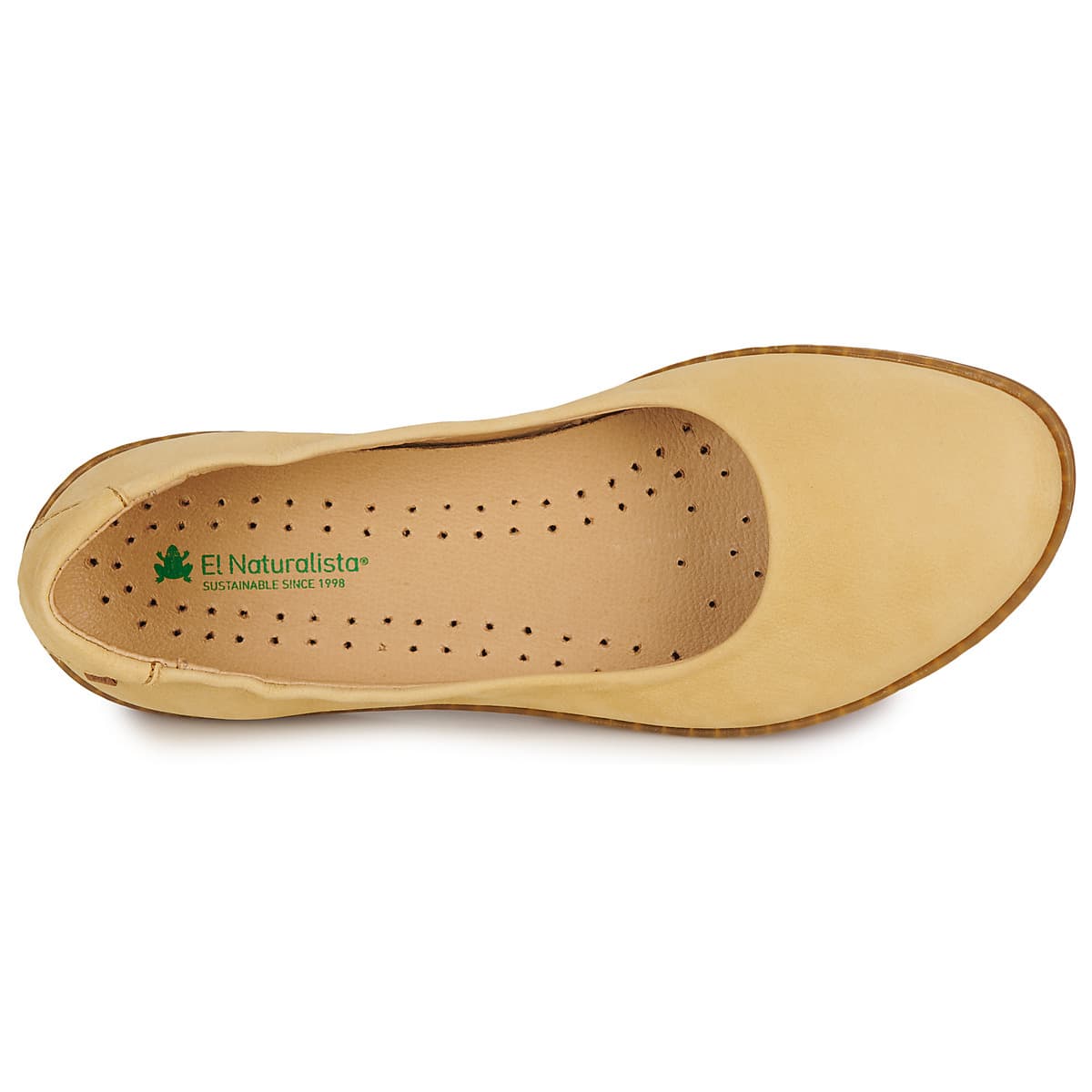 Women's Ballet Flats El Naturalista Yellow