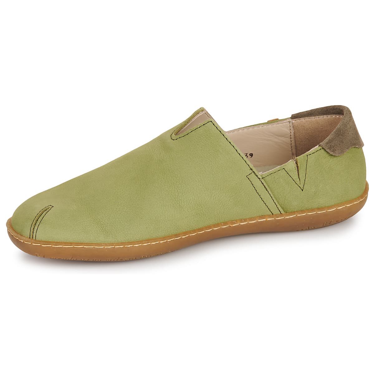 Women's Loafers El Naturalista Khaki