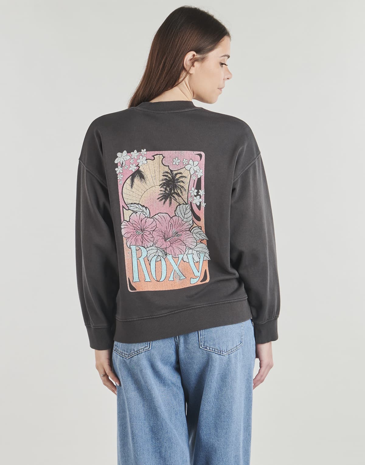 Women's Sports T-Shirts Roxy Gray