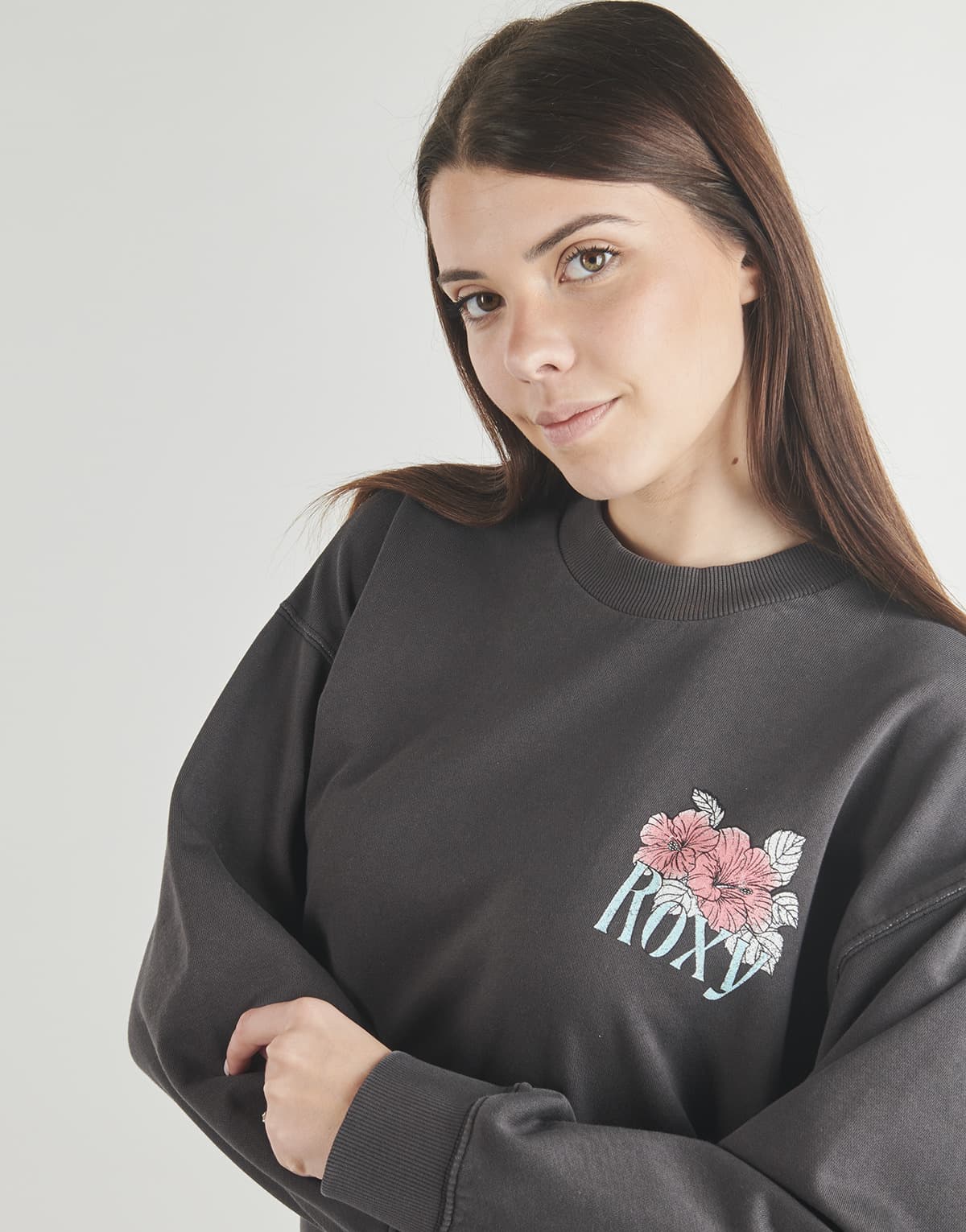 Women's Sports T-Shirts Roxy Gray