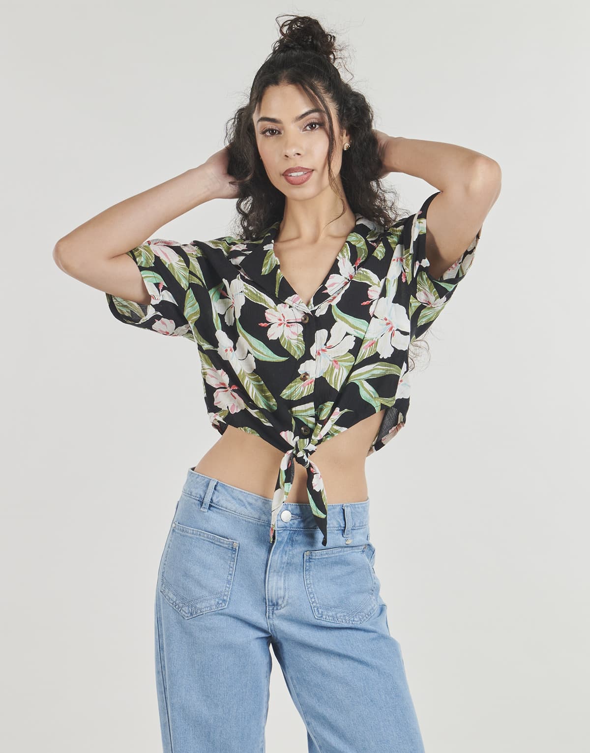 Women's T-Shirts Roxy Black