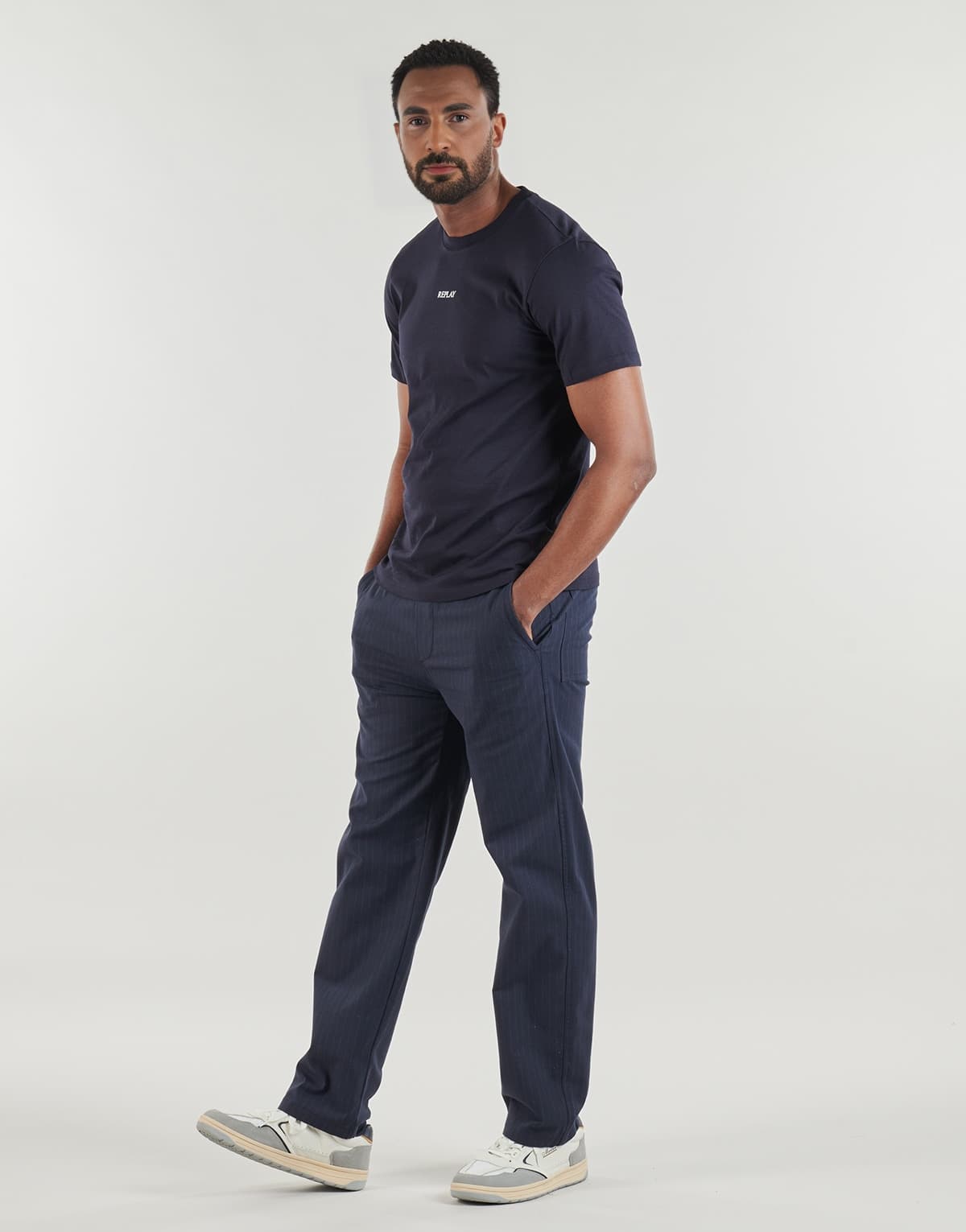 Men's T-Shirts Replay Black