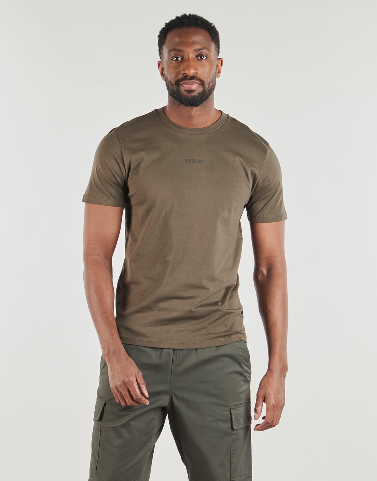 Men's T-Shirts Replay Khaki