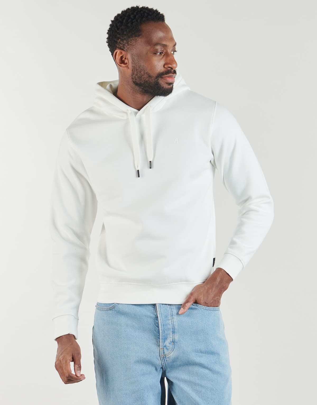 Brushed Fleece Hoodie Men Replay