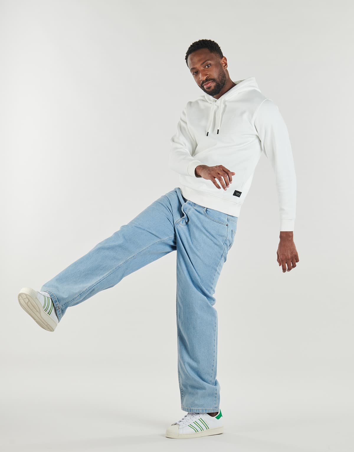 Brushed Fleece Hoodie Men Replay