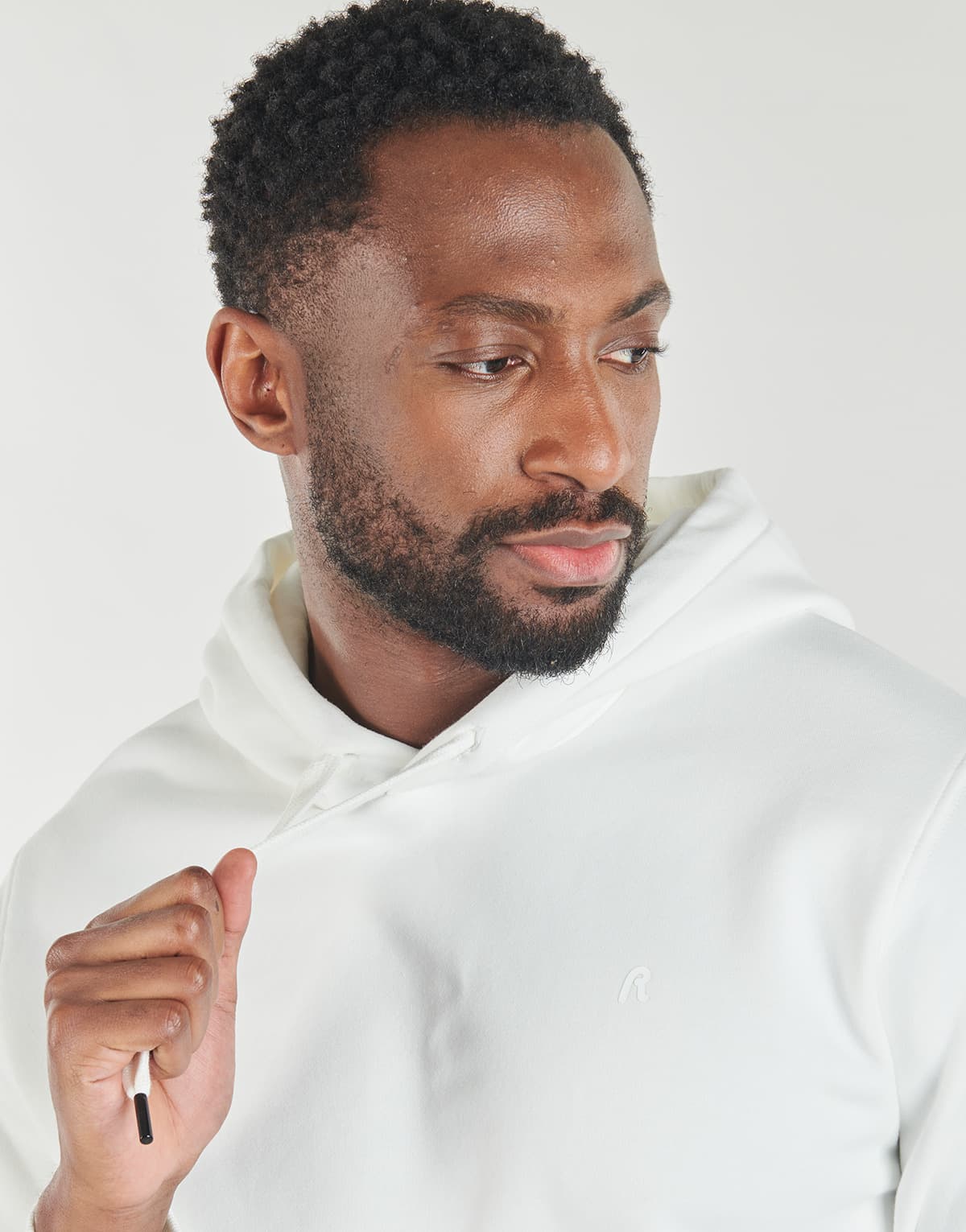 Brushed Fleece Hoodie Men Replay