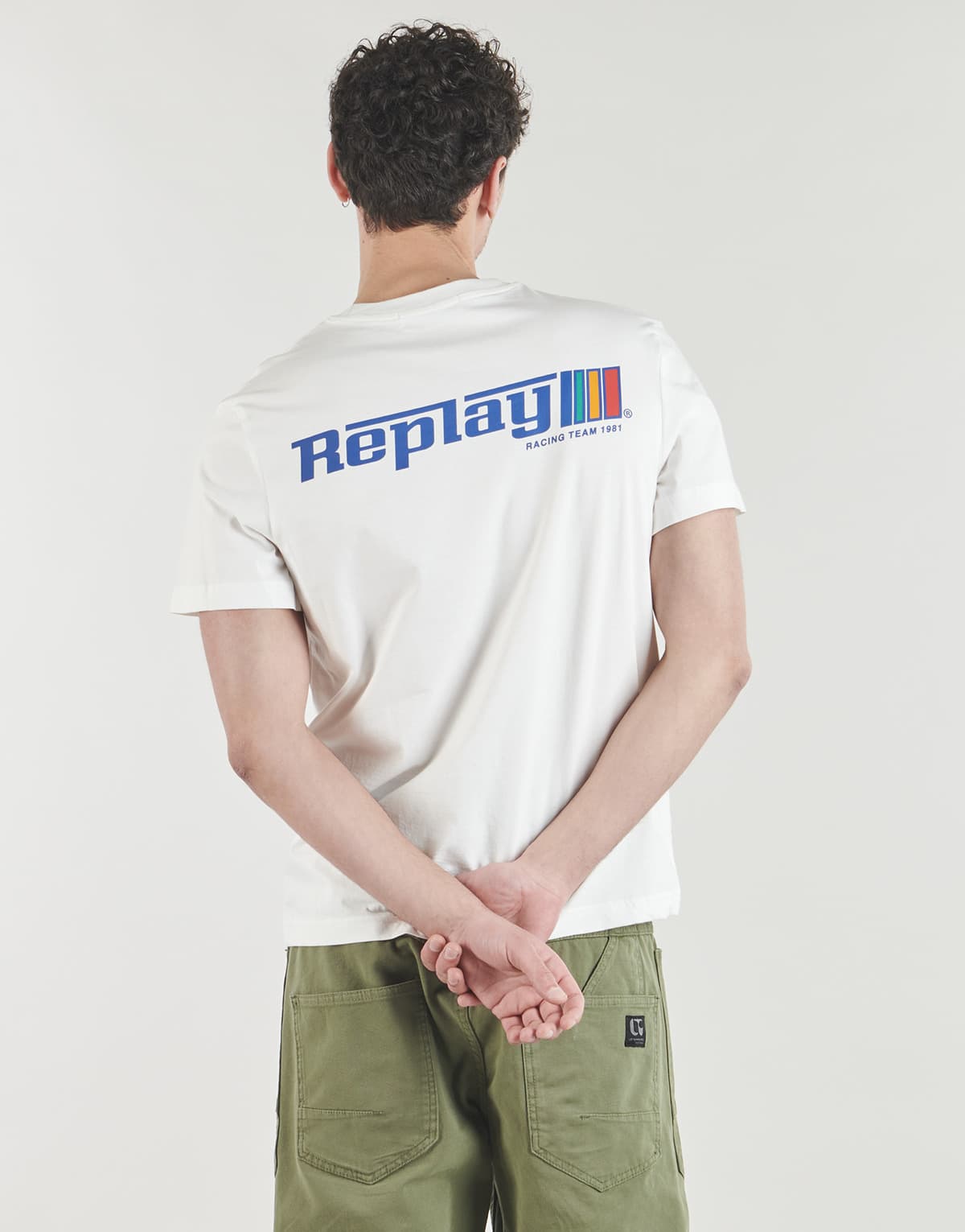 Men's T-Shirts Replay White