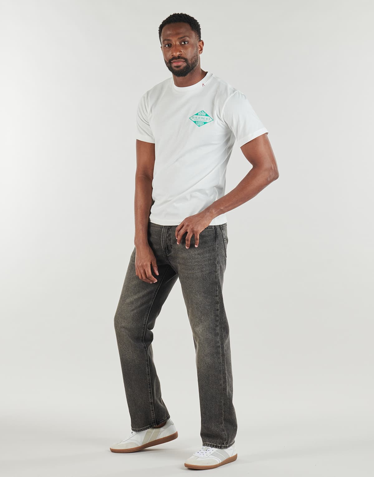 Men's T-Shirts Replay White